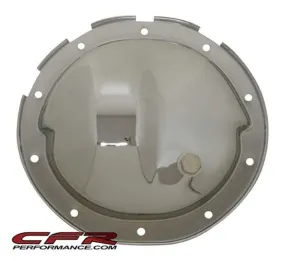1964-UP CHEVY-GM CHROME STEEL REAR DIFFERENTIAL COVER - 10 BOLT W- 8.5" RING GEAR