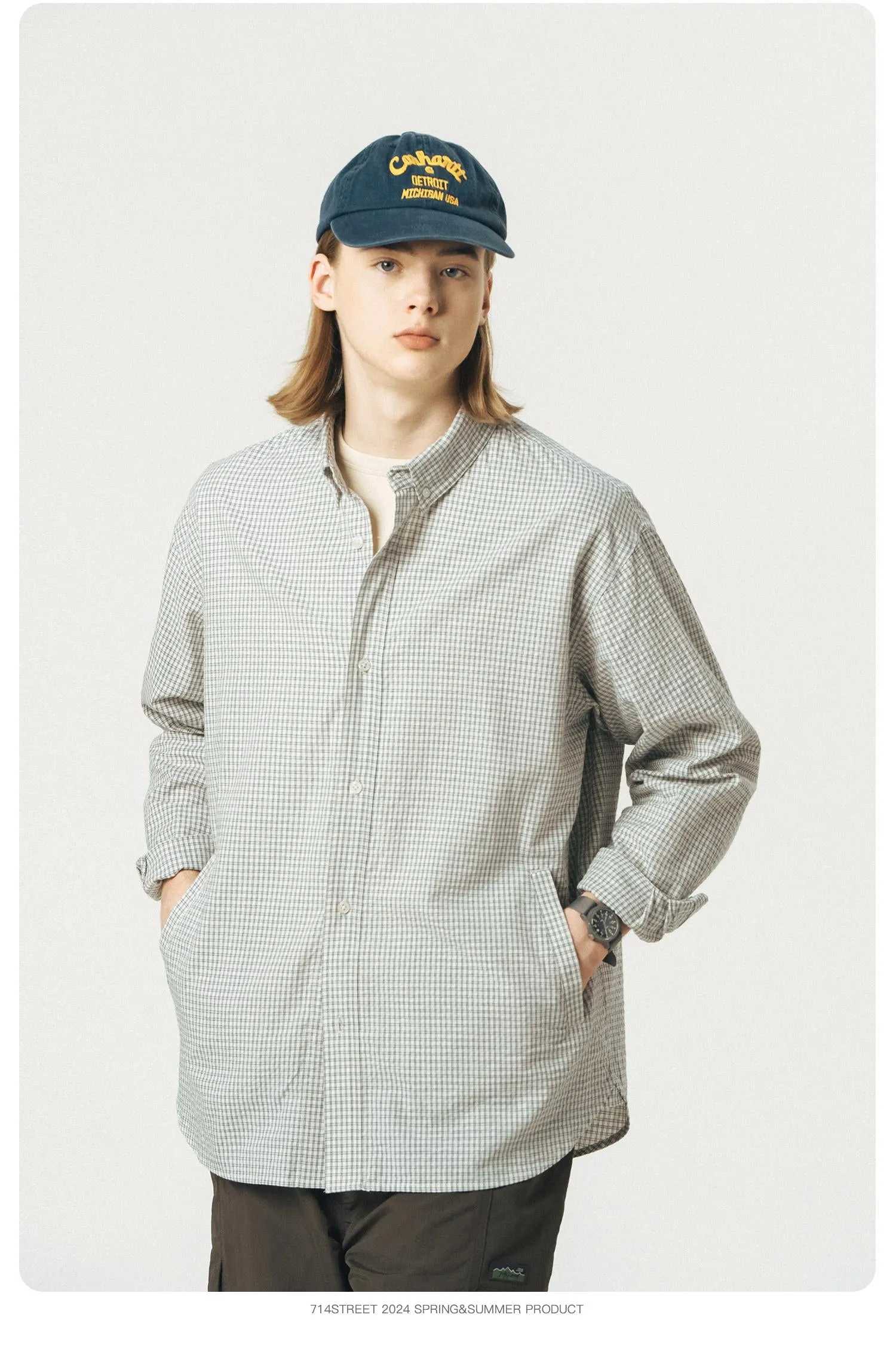 714STREET チェックシャツ 714ST026