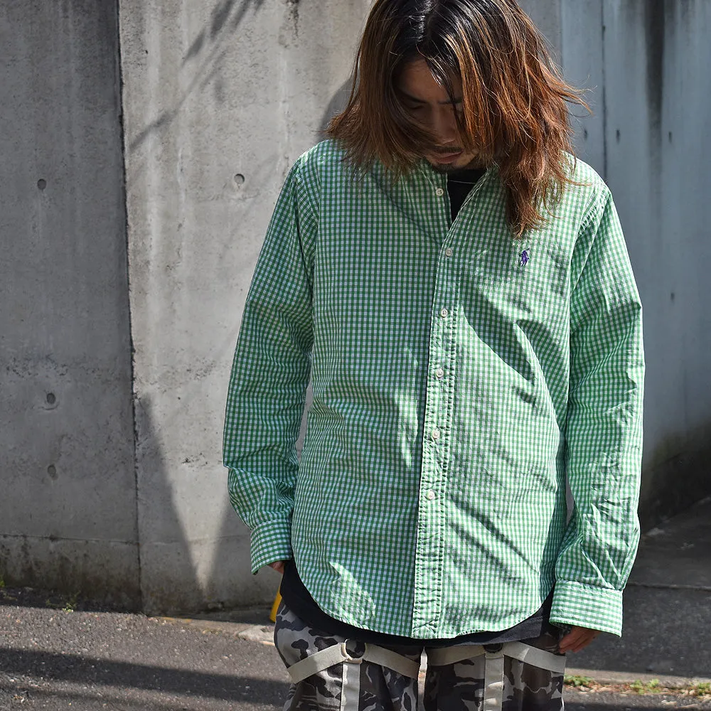 90's　Ralph Lauren/ラルフ ローレン “CLASSIC FIT” ギンガムチェック ボタンダウンシャツ　230513