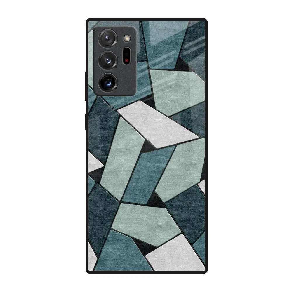 Abstact Tiles Glass Case for Samsung Galaxy Note 20 Ultra