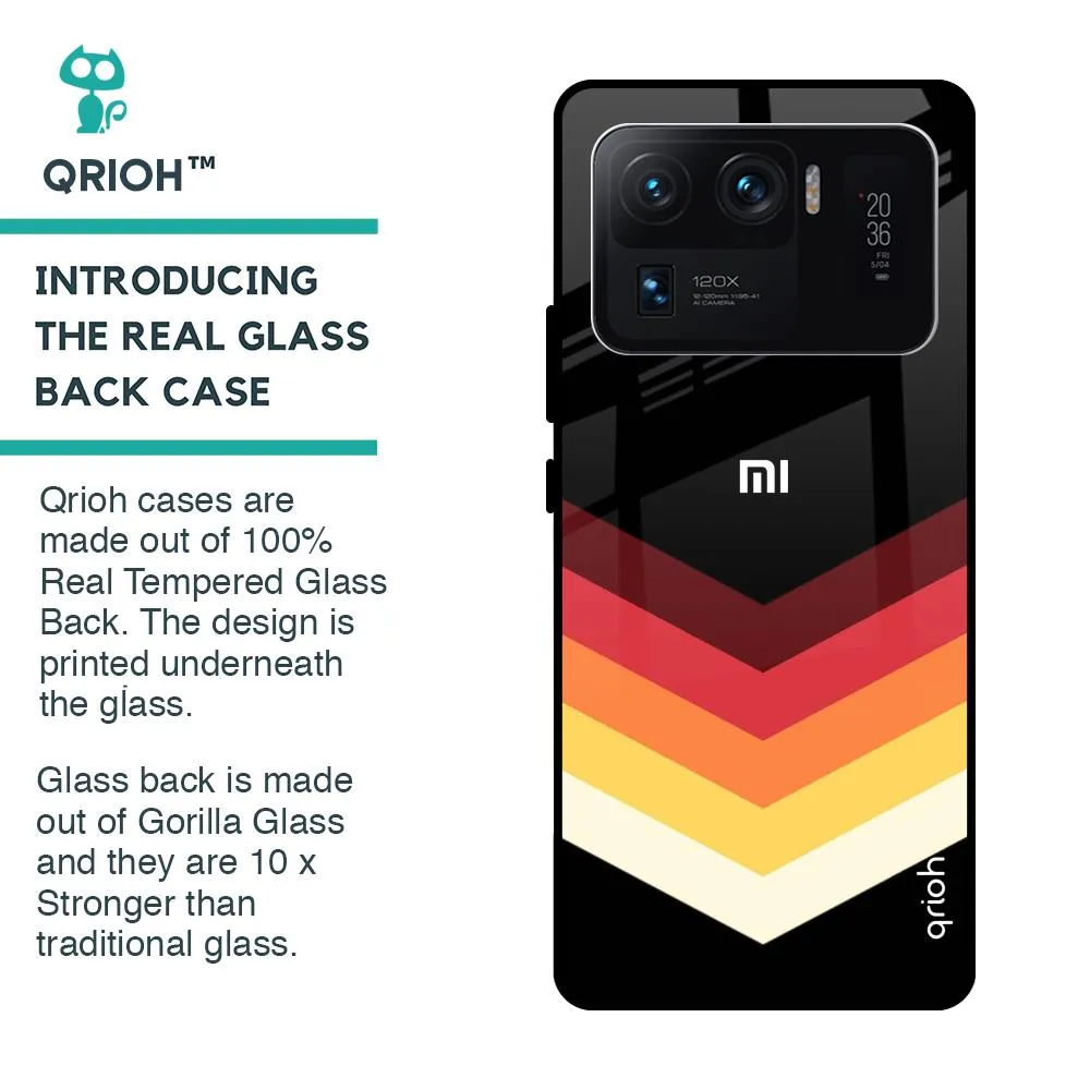 Abstract Arrow Pattern Glass Case For Mi 11 Ultra