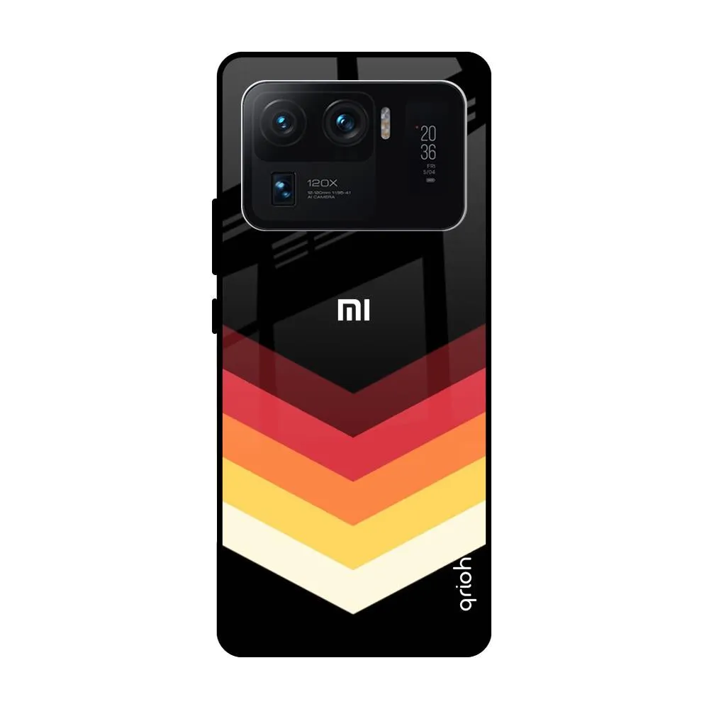 Abstract Arrow Pattern Glass Case For Mi 11 Ultra