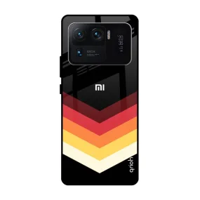Abstract Arrow Pattern Glass Case For Mi 11 Ultra