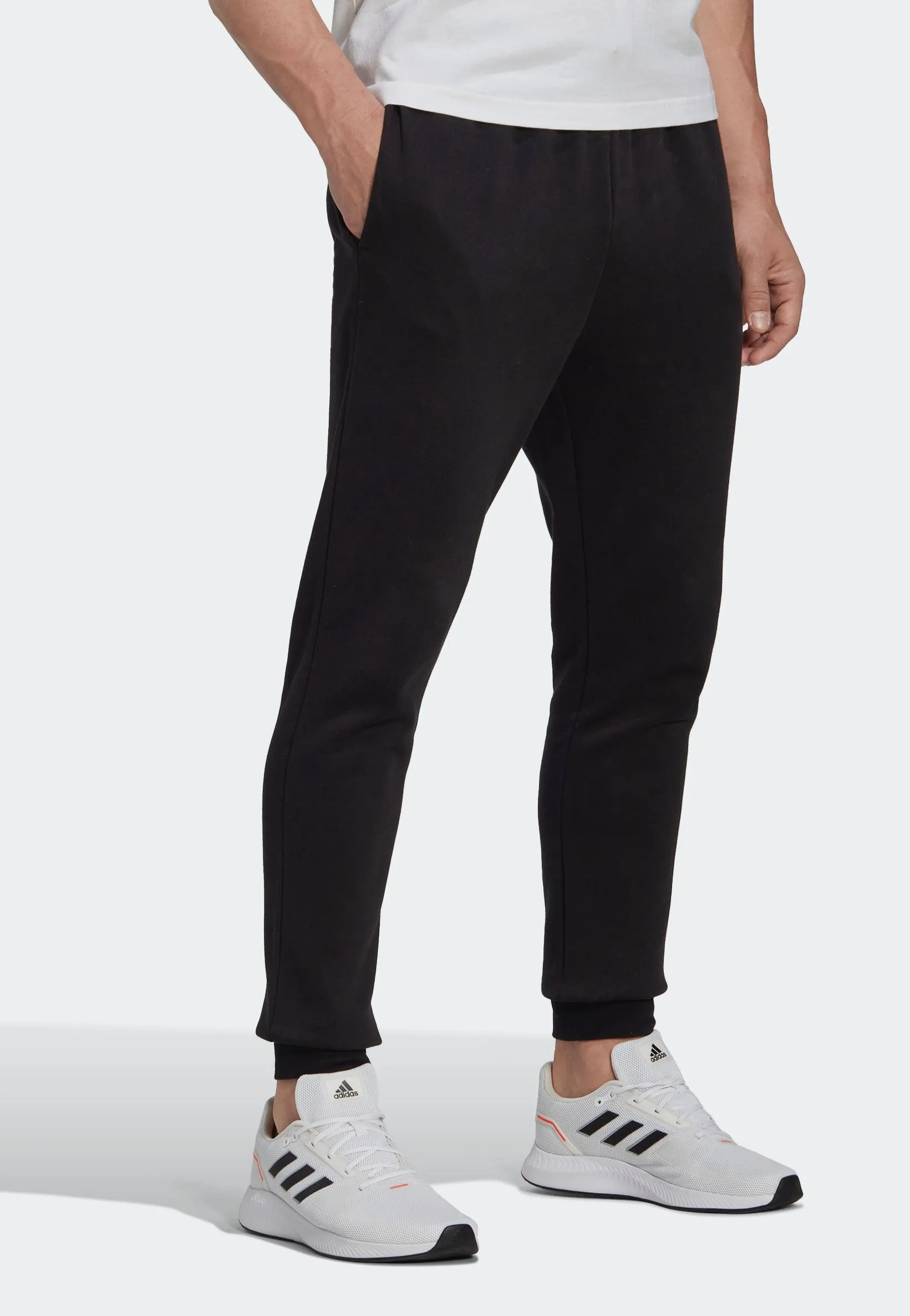 Adidas - M Feelcozy Black/White - Sweat Pants