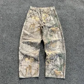 Advbridge Y2k Jeans New Harajuku Hip Hop Camouflage Retro Oversize Denim Pants Fashion Men Clothing Straight Leg Wide Leg Jeans Streetwear