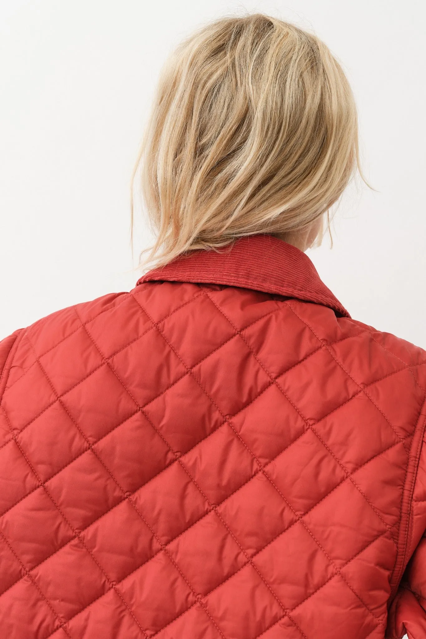 Aiden Jacket — Ruby Red