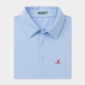 Alabama Pinstripe Performance Polo