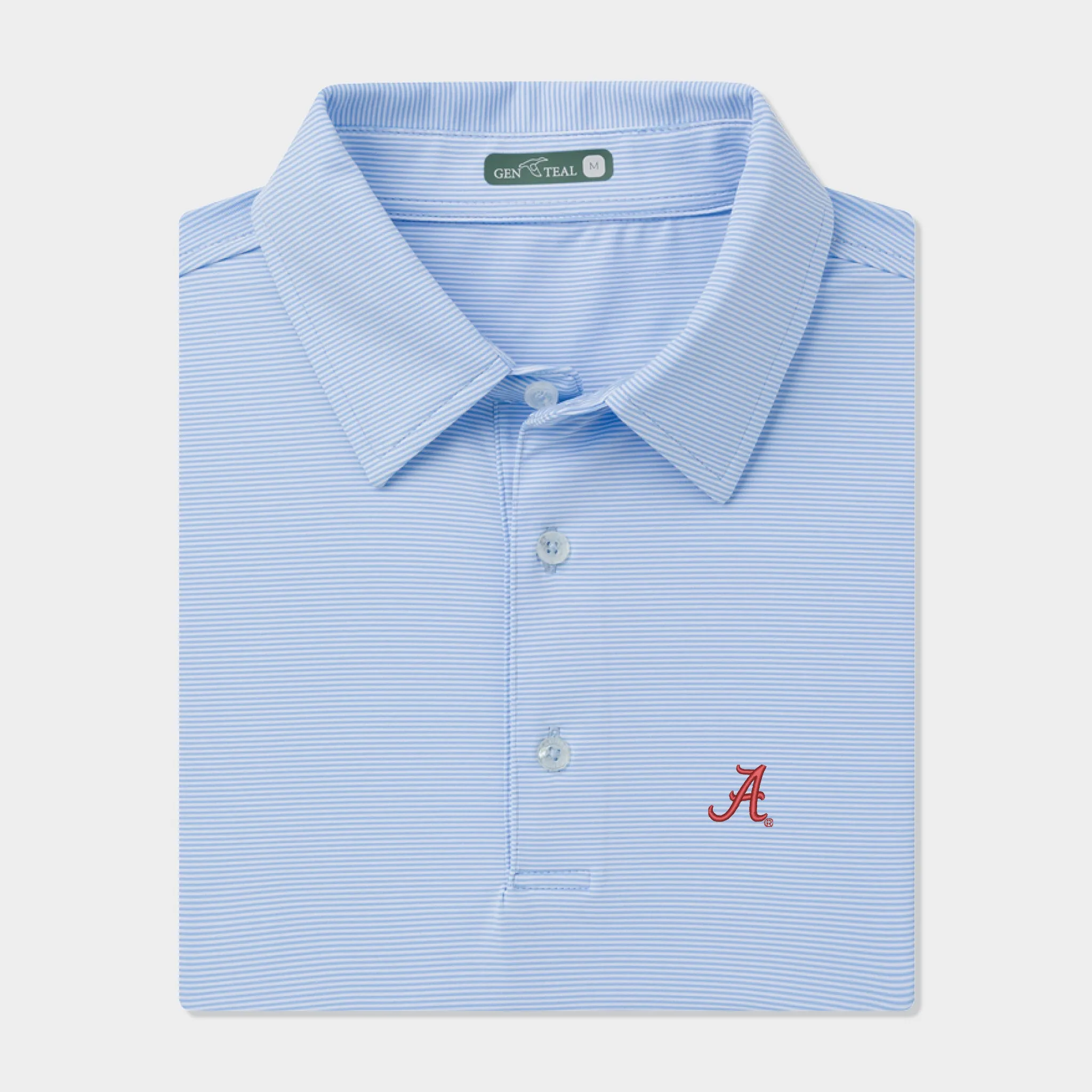 Alabama Pinstripe Performance Polo