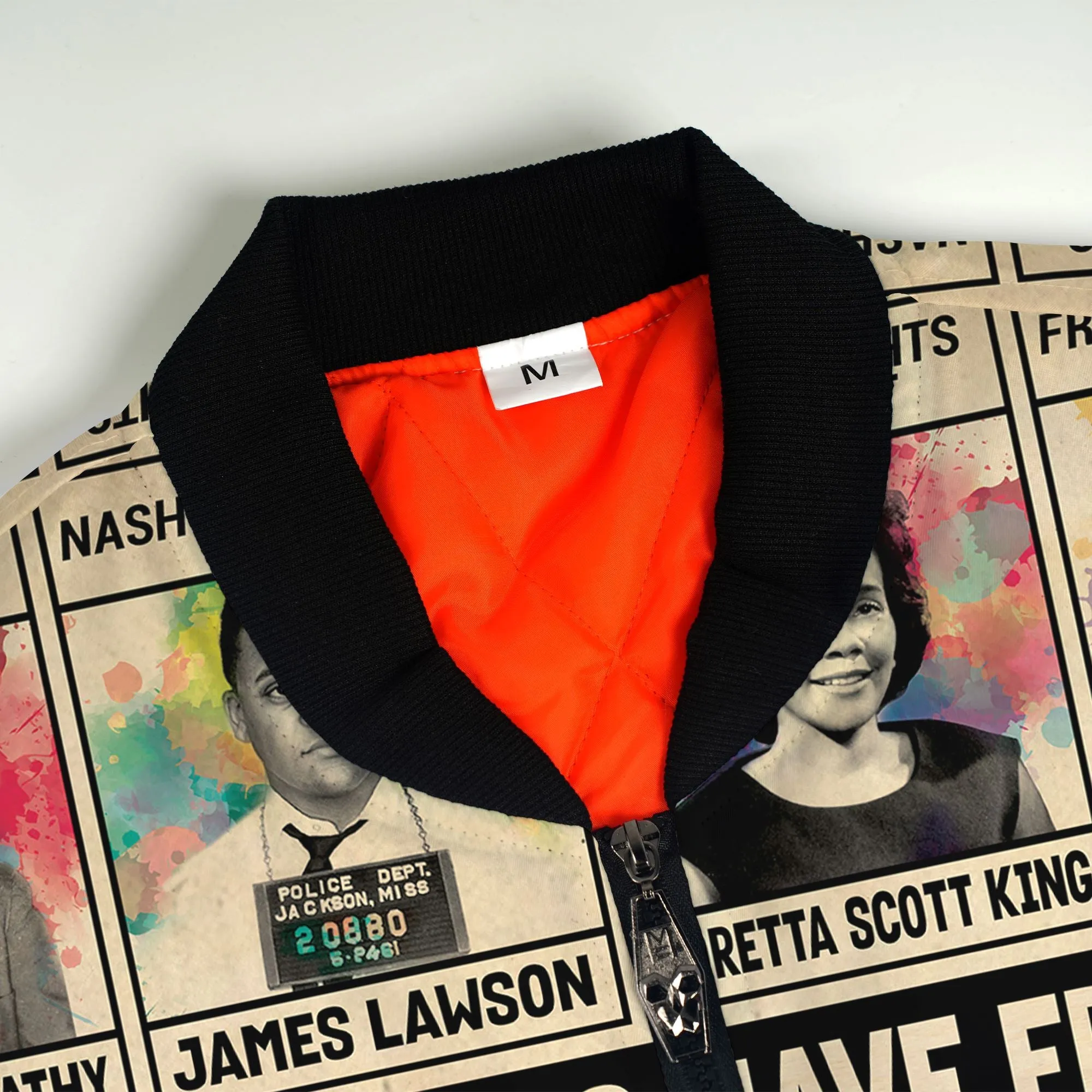 All My Heroes Have FBI Files Bomber Jacket