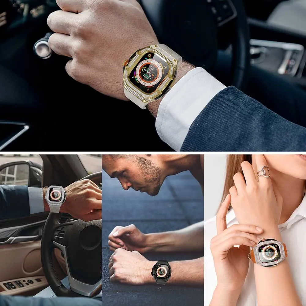 Beeasy 49mm Luxury Case with Diamond For Apple Watch Ultra 2/1