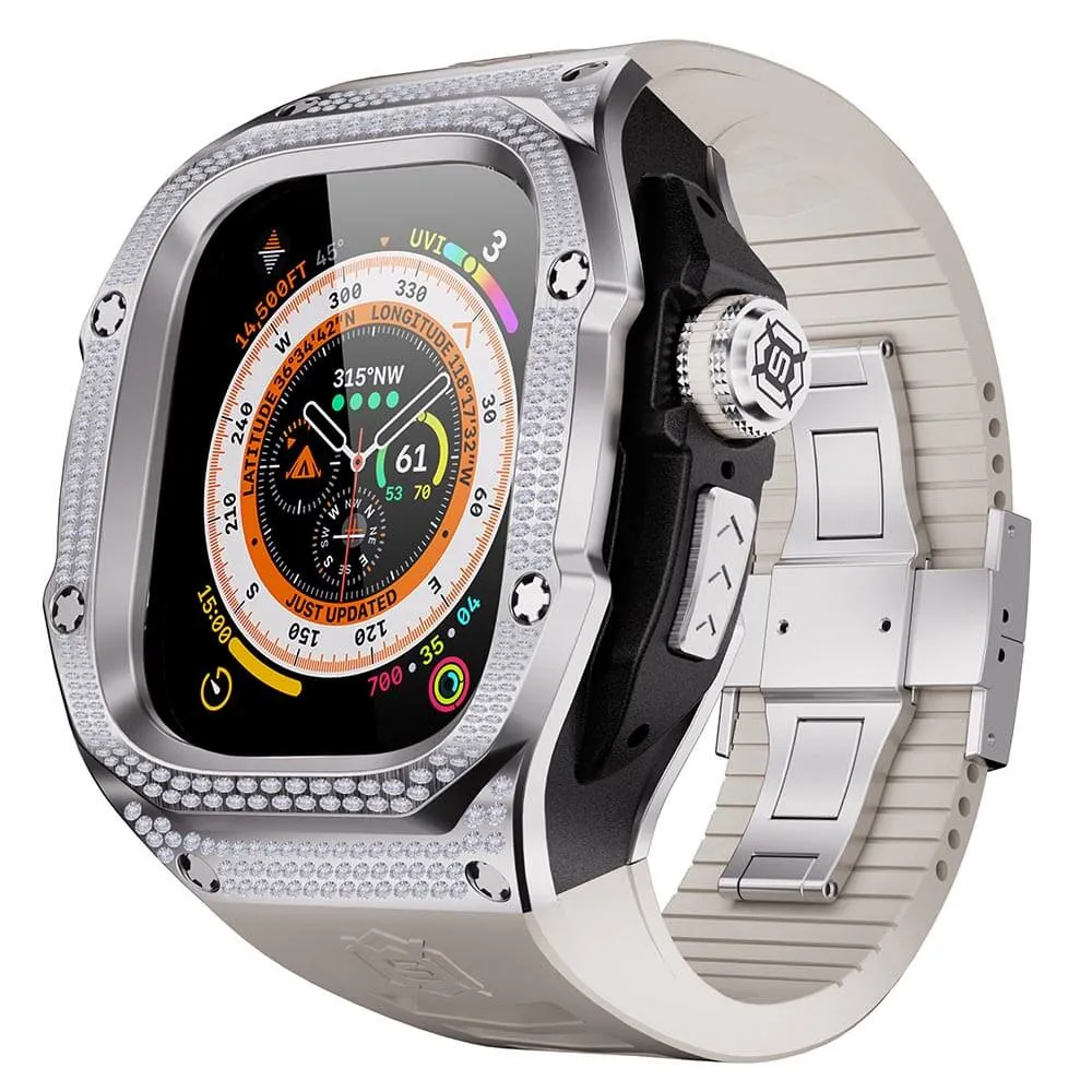 Beeasy 49mm Luxury Case with Diamond For Apple Watch Ultra 2/1