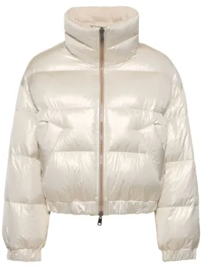 Brunello Cucinelli   Cropped tech down jacket 