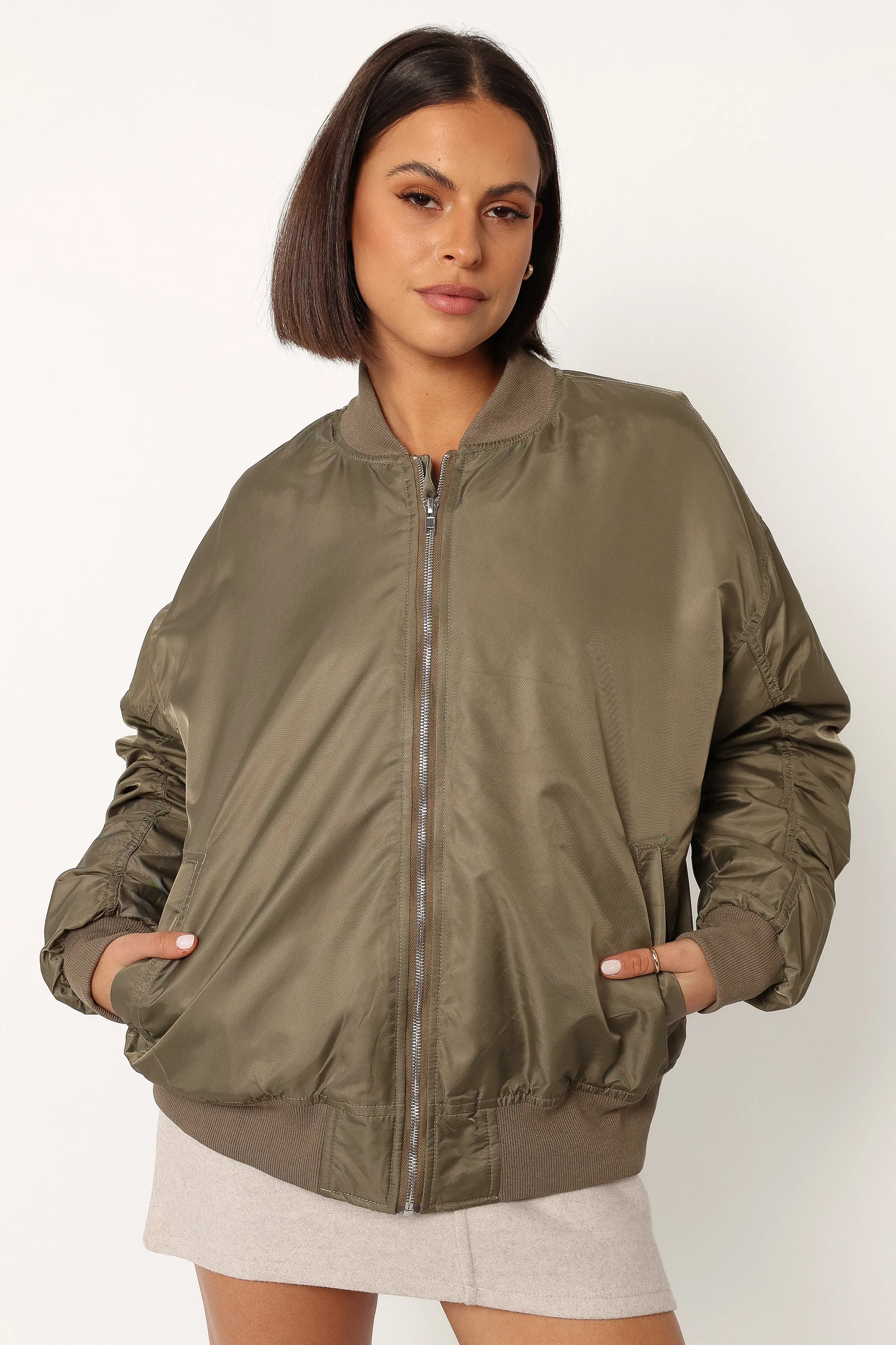 Bryce Bomber Jacket - Khaki