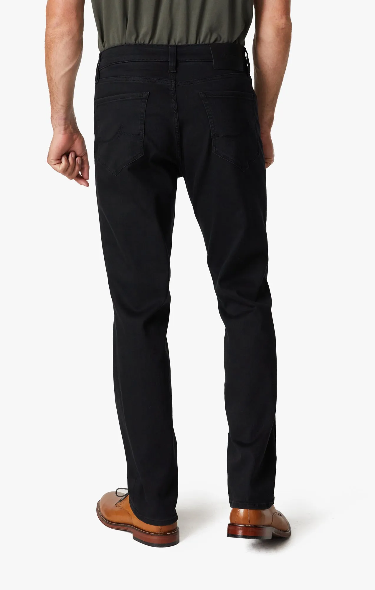 Charisma Relaxed Straight Leg Jeans In Black Urban