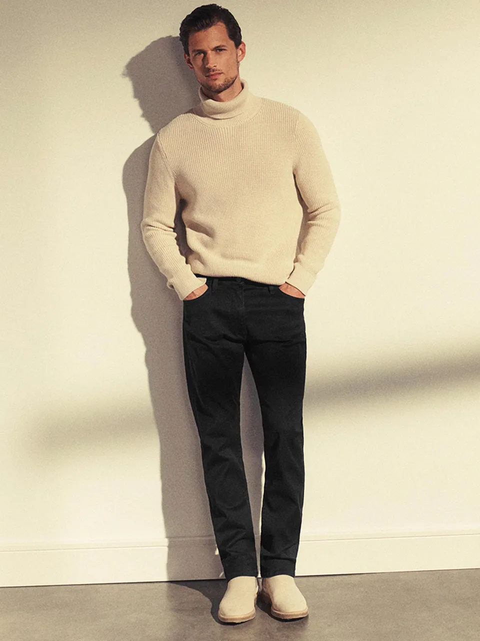 Charisma Relaxed Straight Leg Jeans In Black Urban