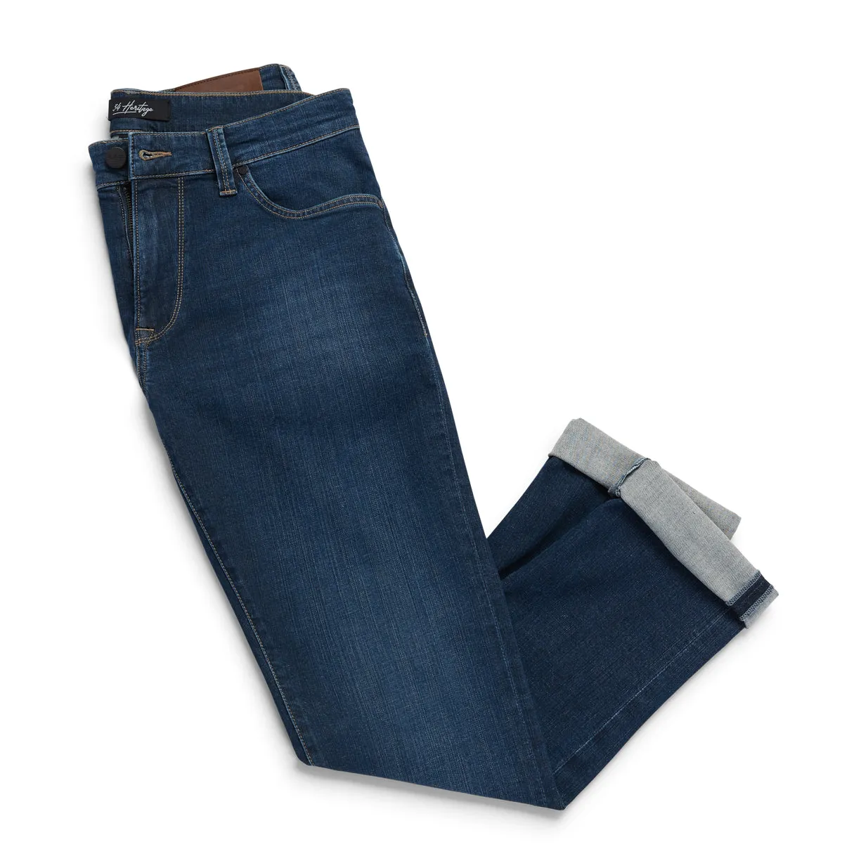 Charisma Relaxed Straight Leg Jeans In Dark Soft