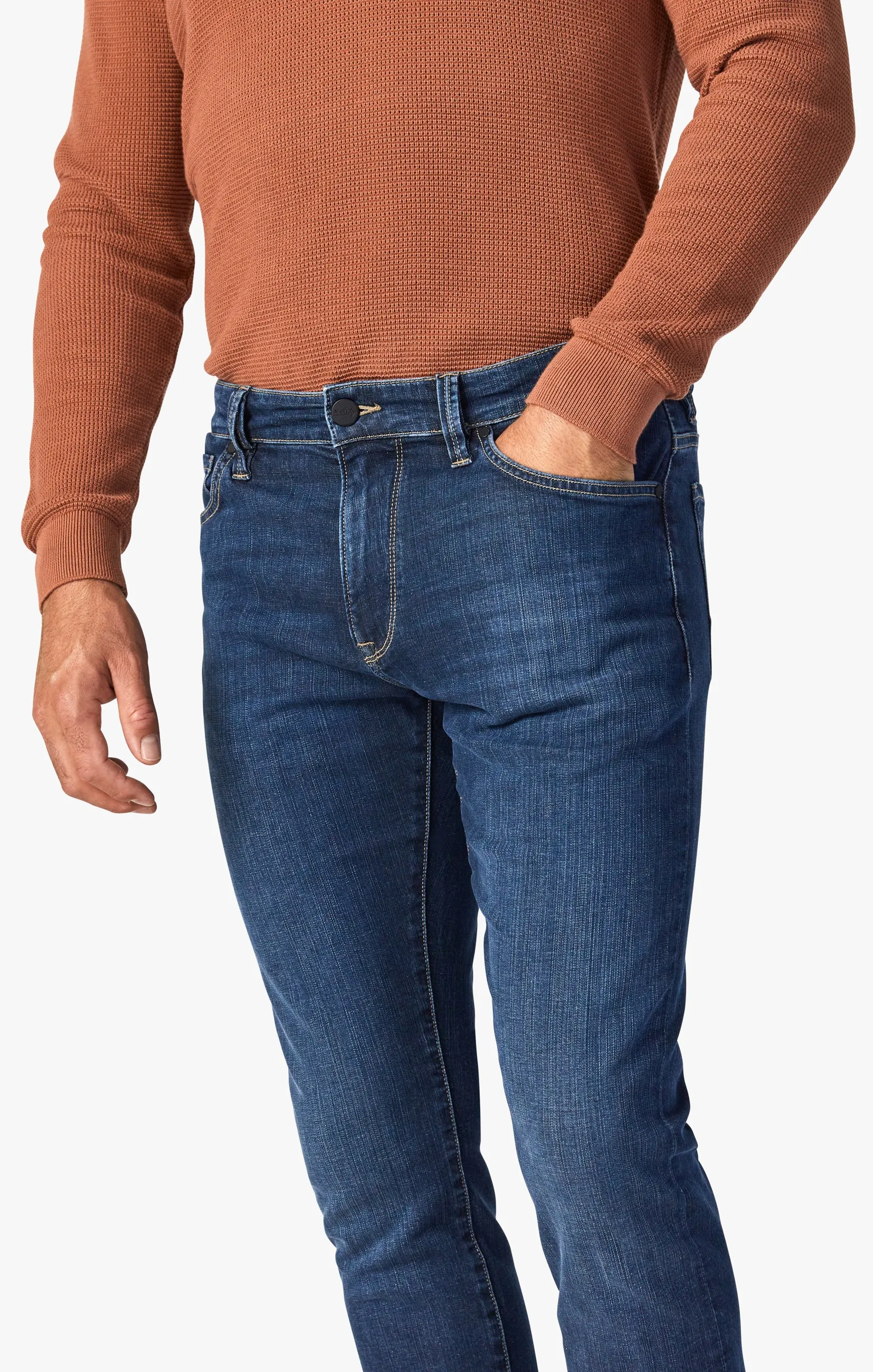 Charisma Relaxed Straight Leg Jeans In Dark Soft
