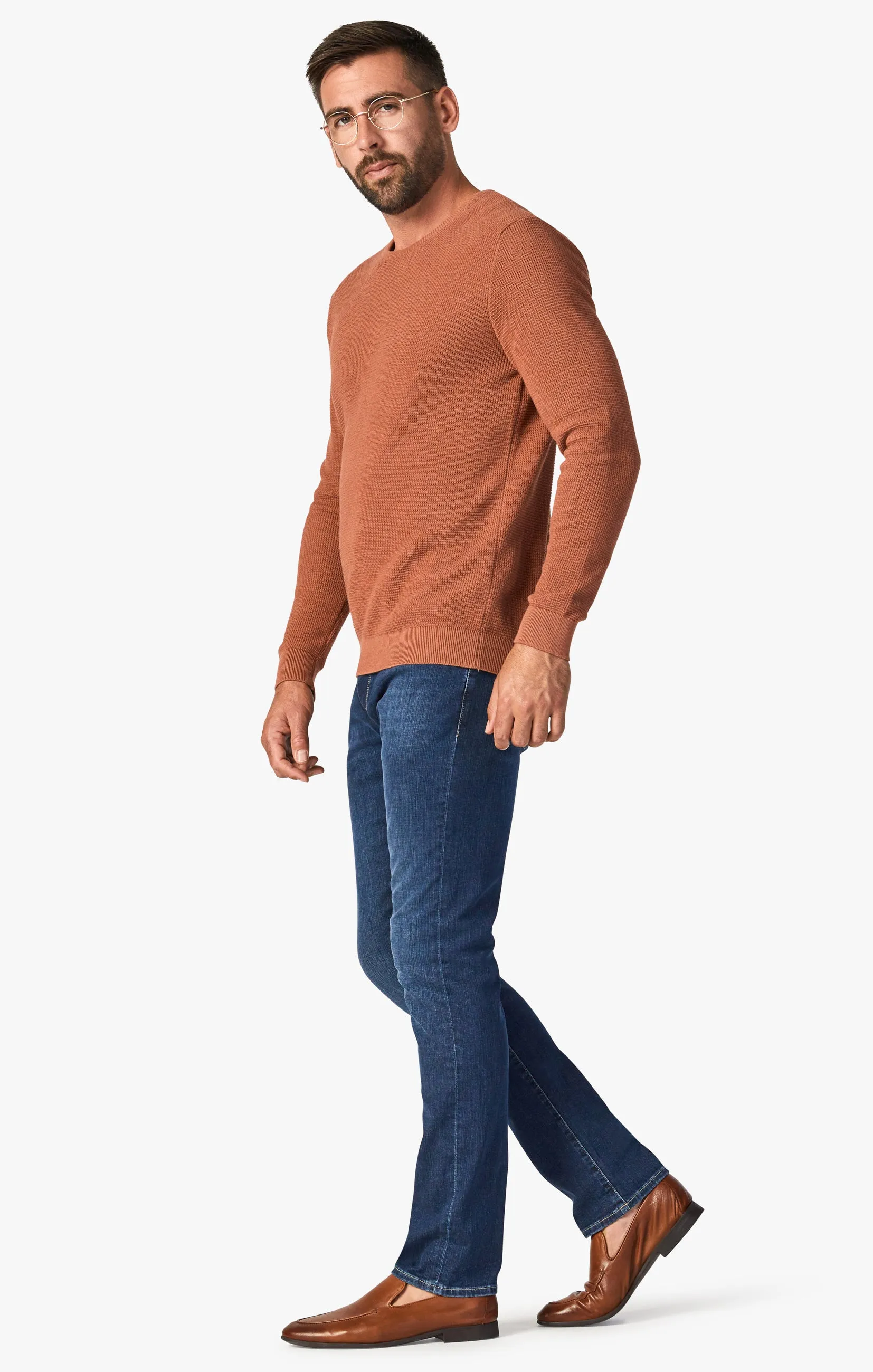Charisma Relaxed Straight Leg Jeans In Dark Soft