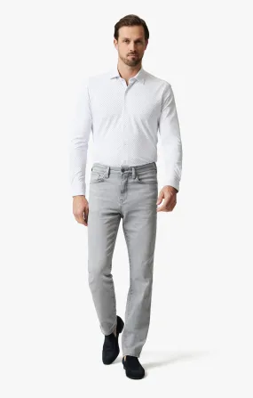 Charisma Relaxed Straight Leg Jeans In Light Grey Urban