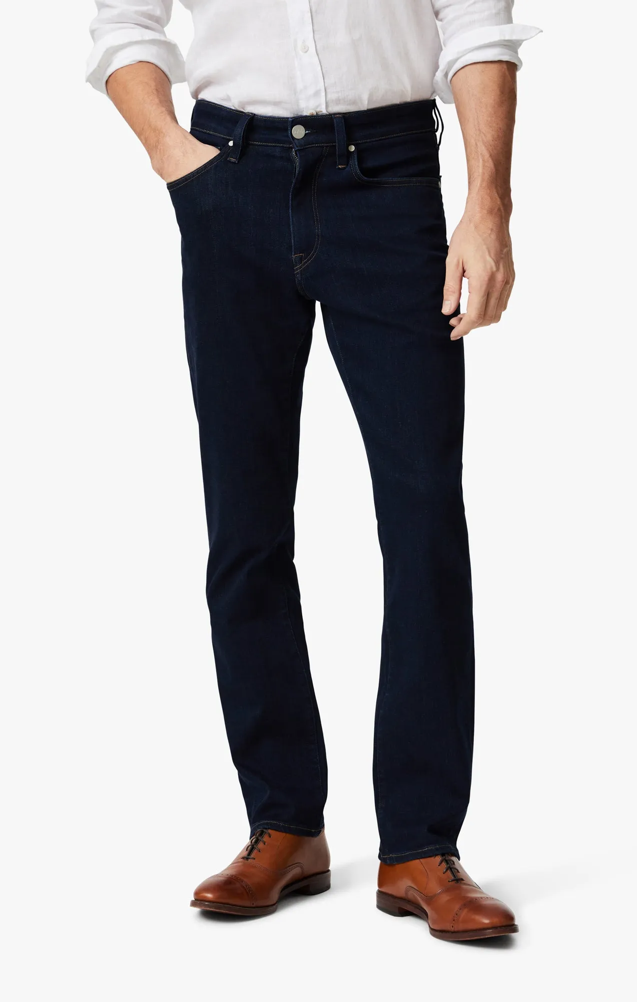 Charisma Relaxed Straight Leg Jeans In Rinse Organic