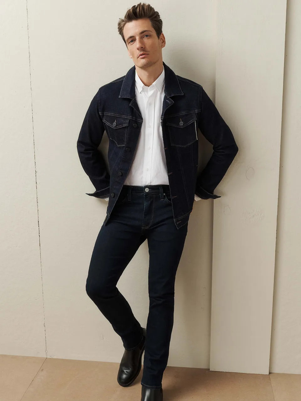 Charisma Relaxed Straight Leg Jeans In Rinse Organic
