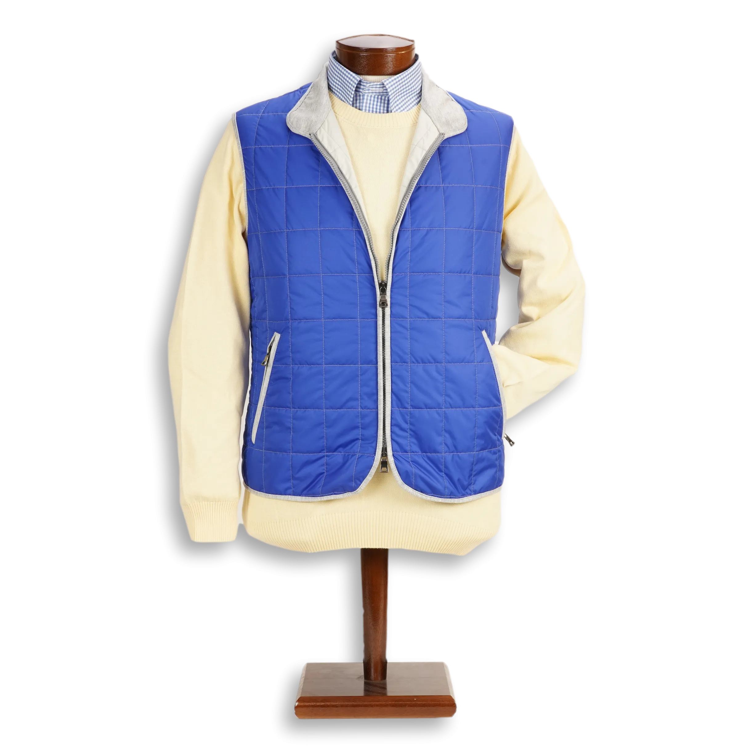 Cobalt Blue Waterville Quilted Vest