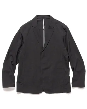 Convex Wool Blazer Black Heather