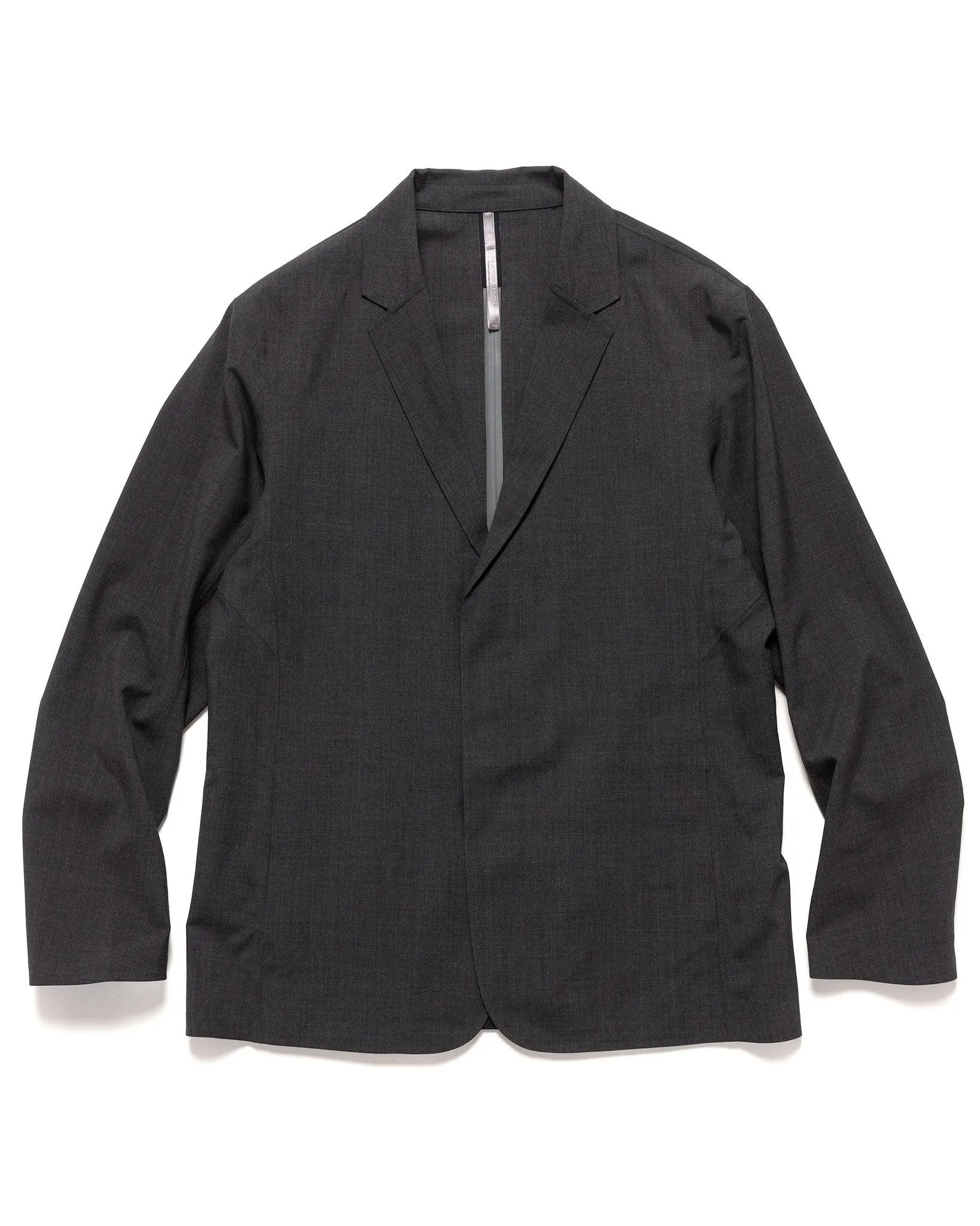 Convex Wool Blazer Black Heather