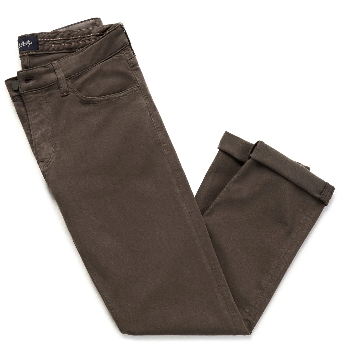 Cool Mid-Rise Tapered Leg Pants In Cafe Comfort