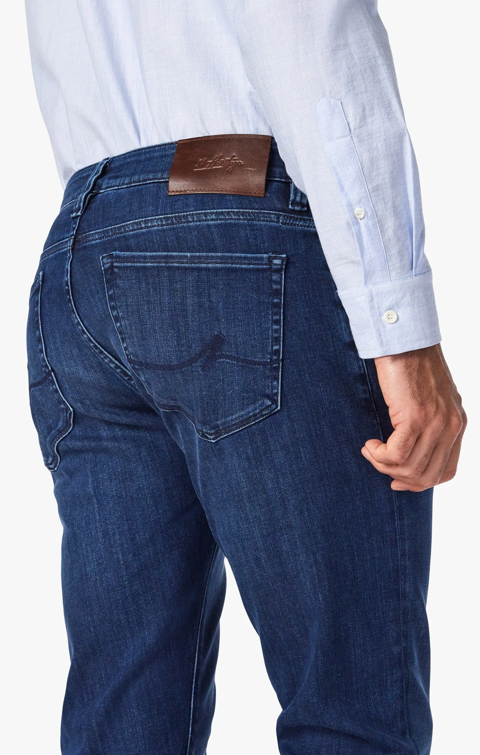 Cool Tapered Leg Jeans In Mid Indigo Urban