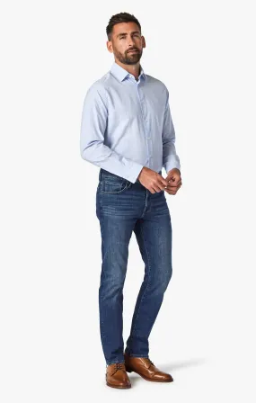 Courage Straight Leg Jeans In Dark Brushed Organic