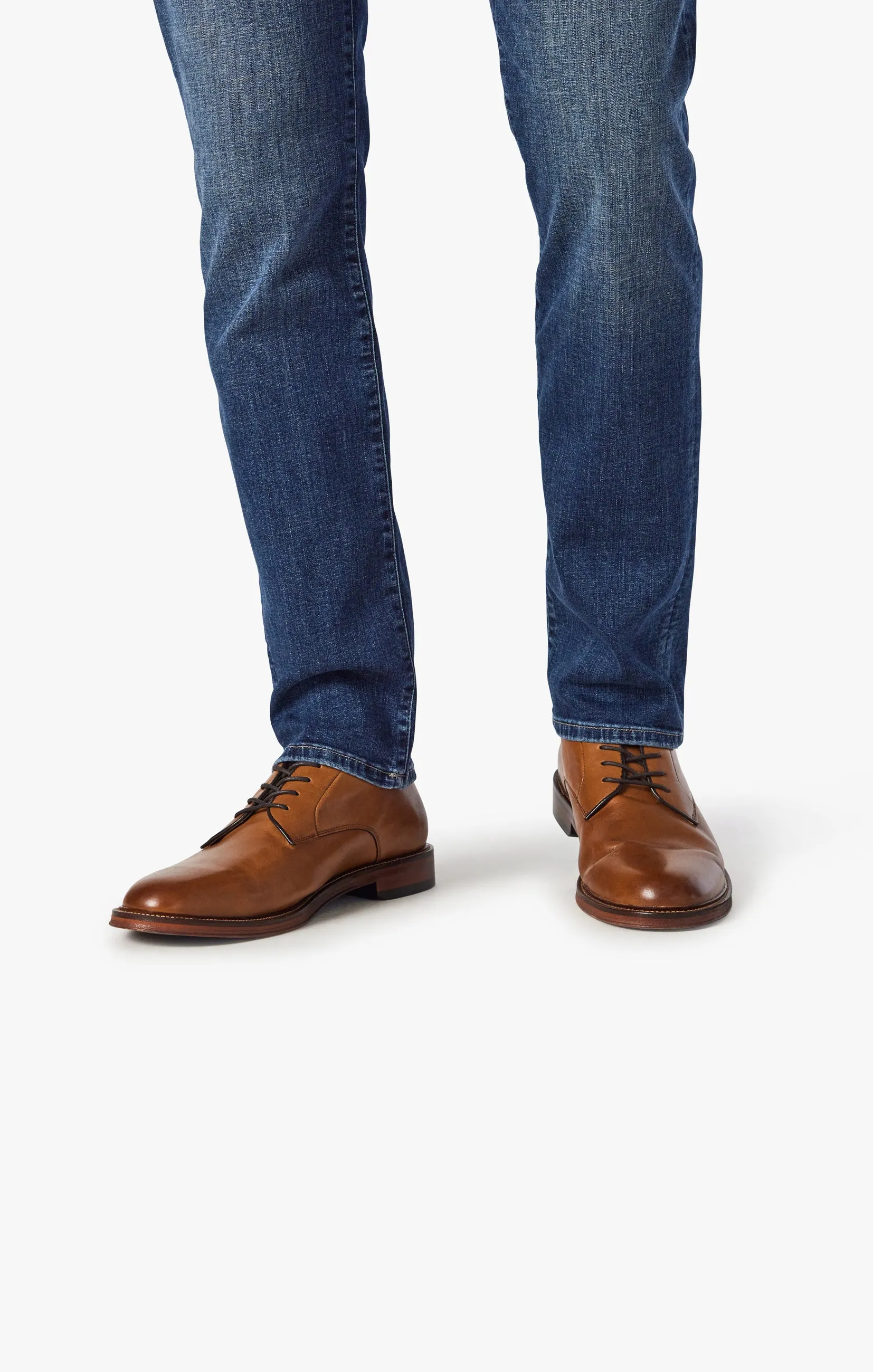 Courage Straight Leg Jeans In Dark Brushed Organic