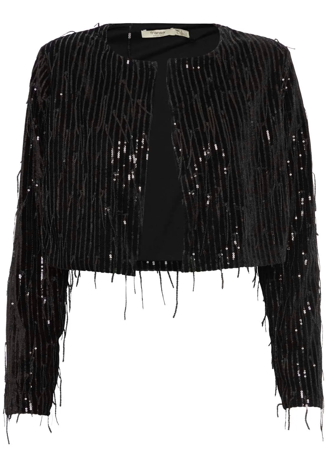 Cropped Jacket - Black