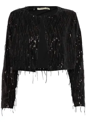 Cropped Jacket - Black