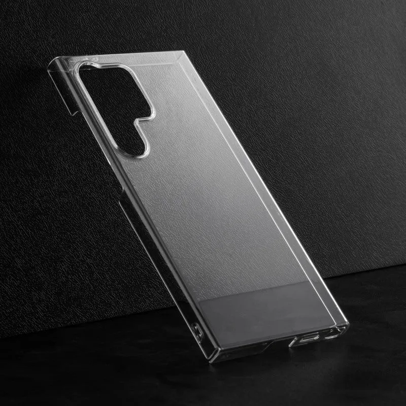 Crystal Clear Hard Back Anti-Yellowing Phone Case For Samsung S23 Ultra 5G