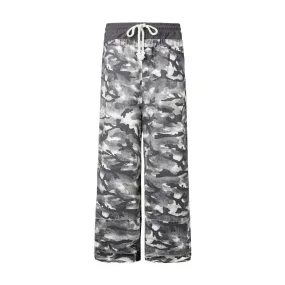 Double Waist Snow Camouflage Baggy Pant