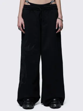 Enigmatic Black Sweatpants