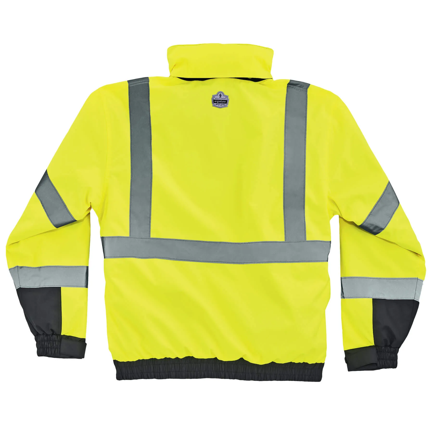 Ergodyne 25597 GloWear 8381 Type R Class 3 Performance 3-in-1 Bomber Jacket, 3XL, HV Lime