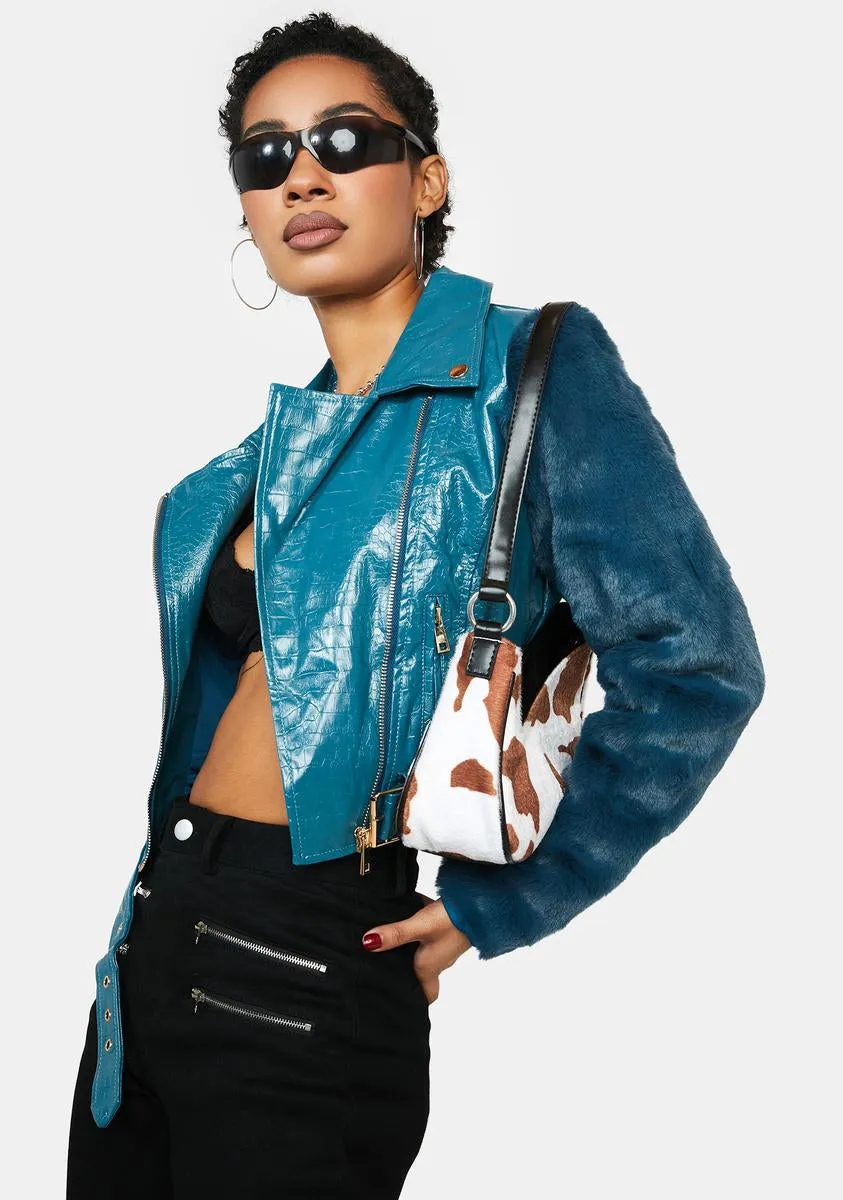 Fur Sure Vegan Leather Jacket