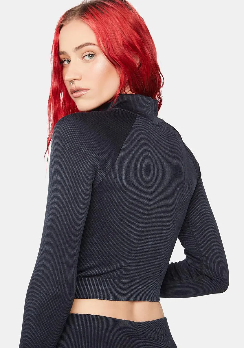 Getting Physical Ribbed Jacket