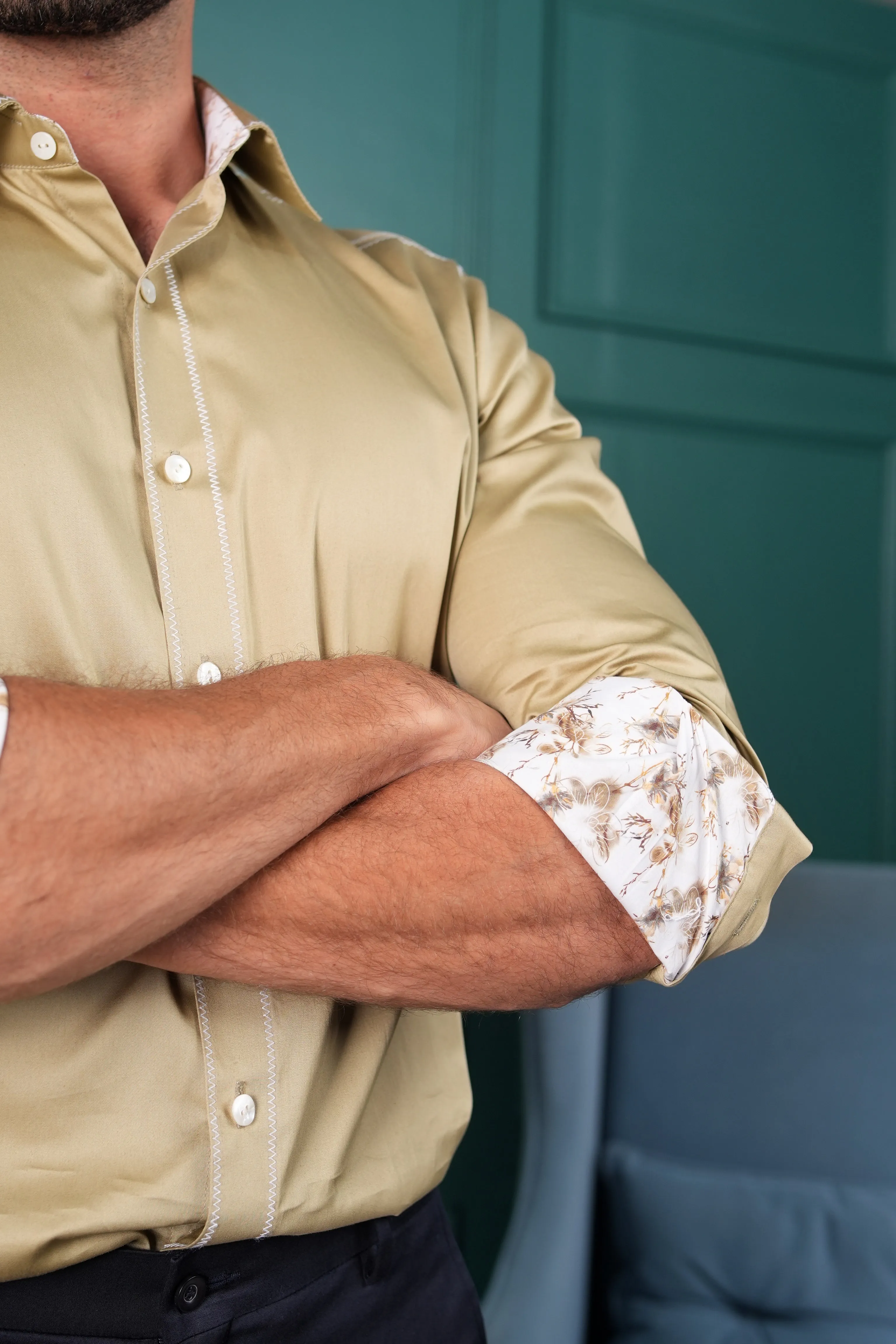 Green Cotton Shirt