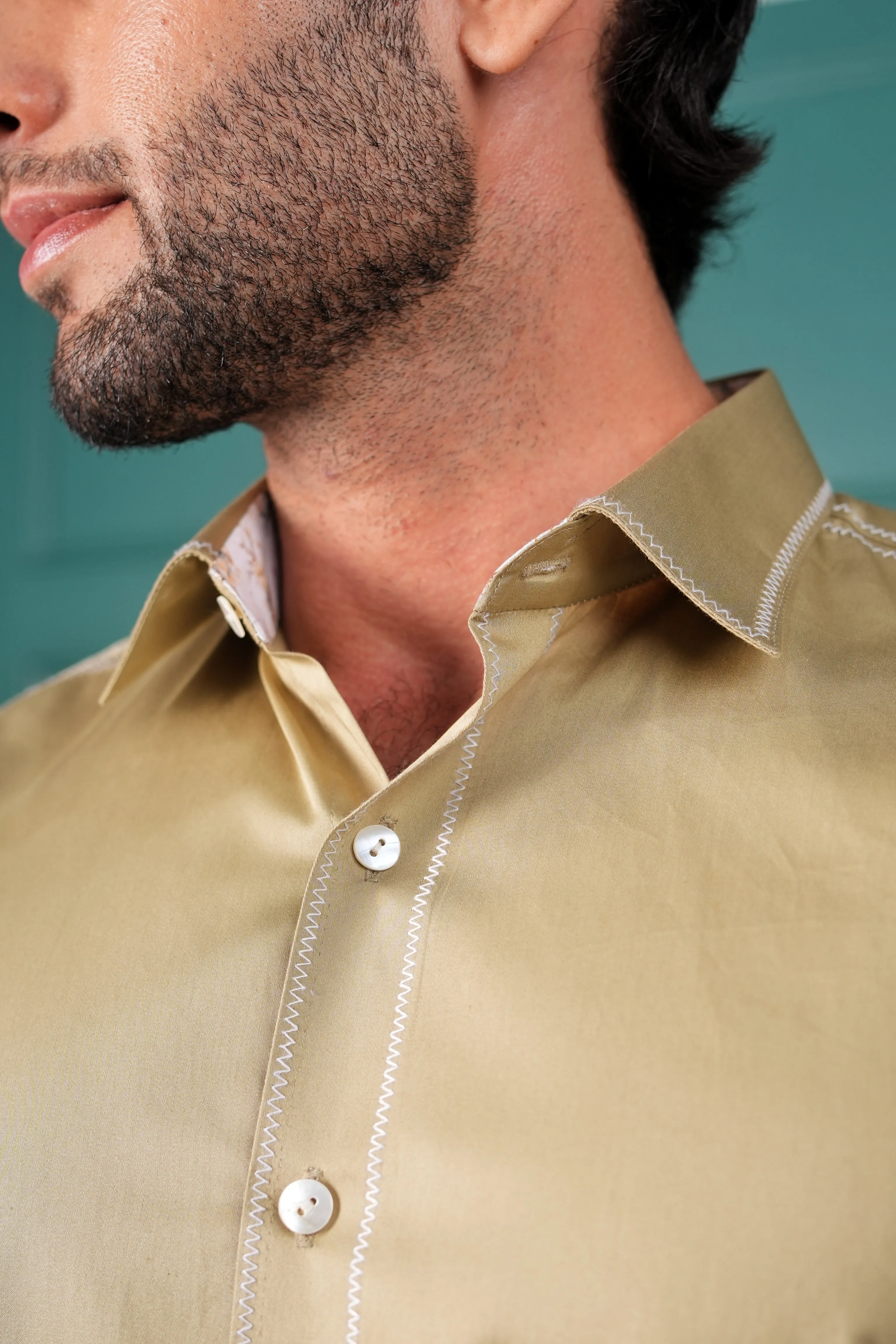 Green Cotton Shirt