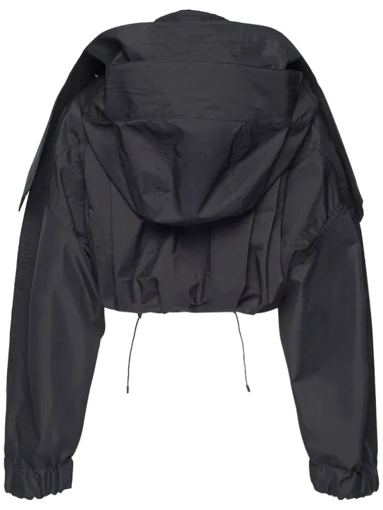 Jacquemus   La Parka Raphia cropped parka jacket 