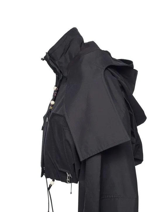 Jacquemus   La Parka Raphia cropped parka jacket 