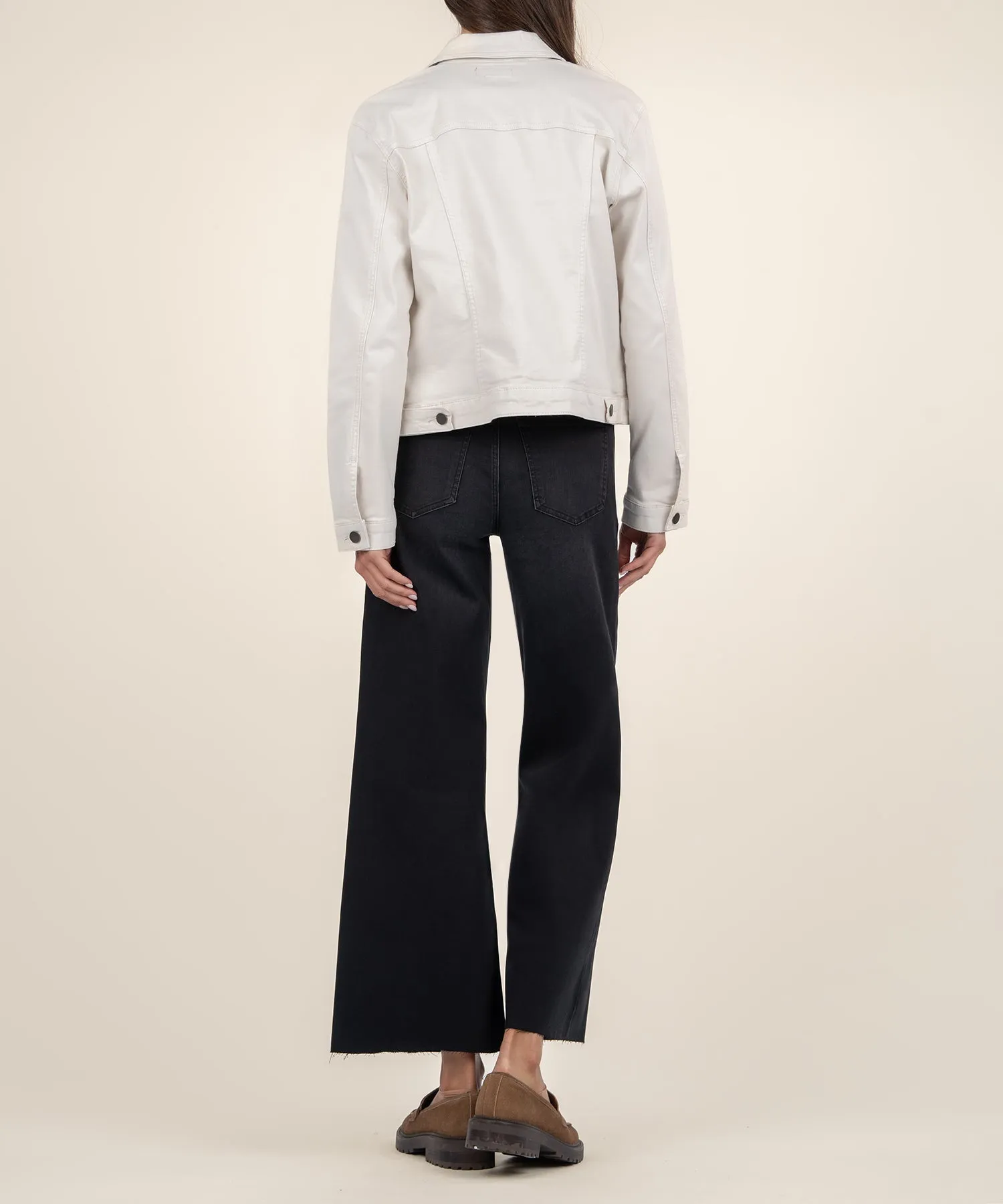 Jenna Crop Twill Jacket