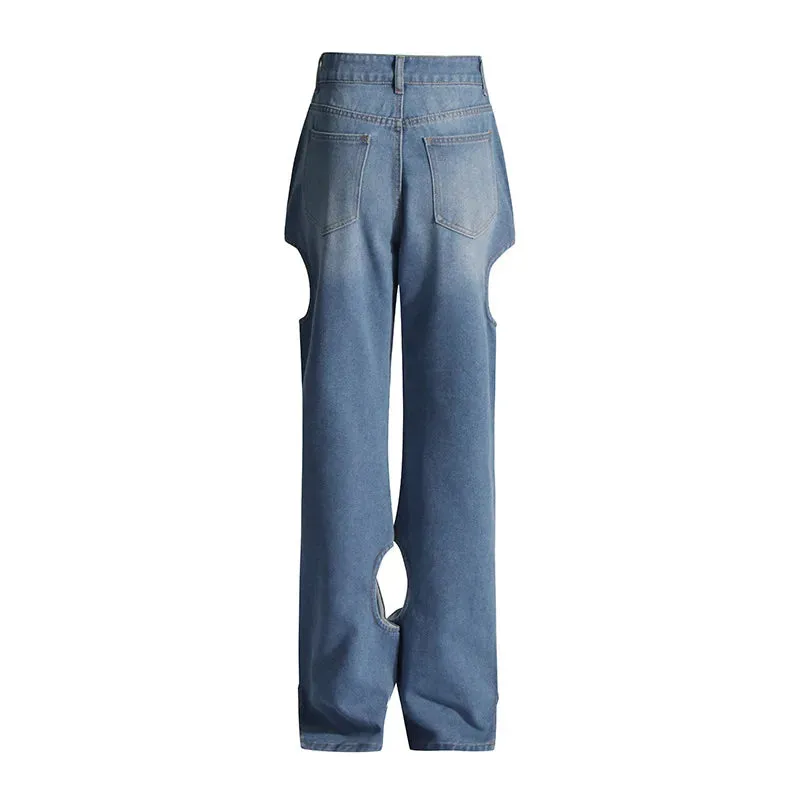 KoreStyle Hollow-Out Denim