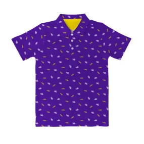 LSU Repeat Logo Performance Polo