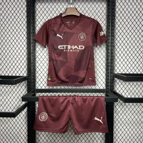 Manchester City Goalkeeper 2024-25 - Kids Set