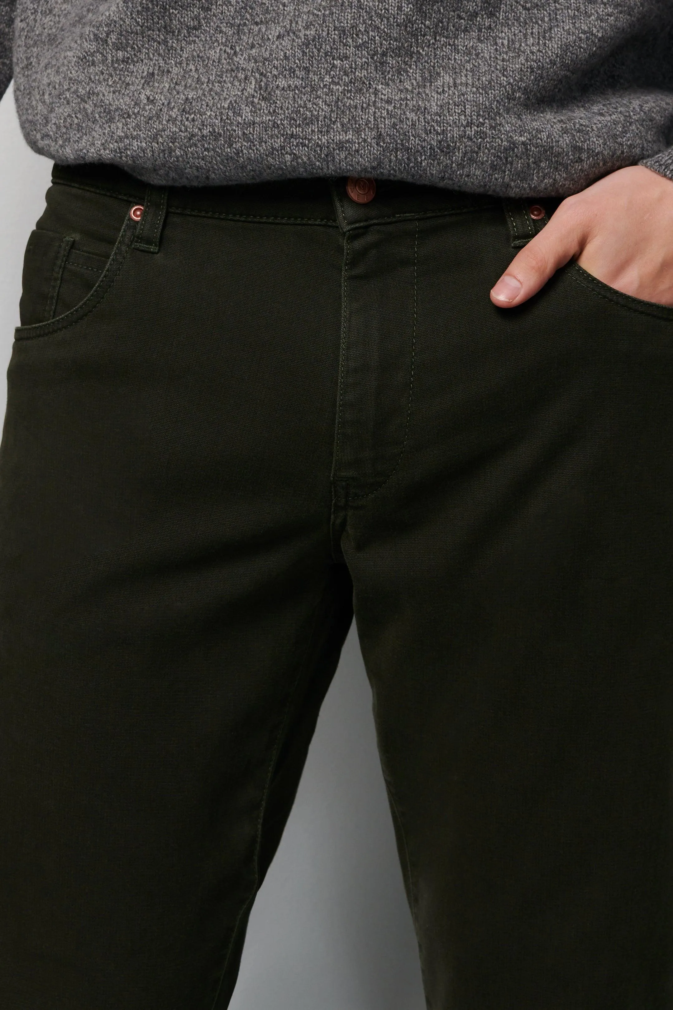 Meyer - M5 Slim 6179 - Pantalon coton biologique hiver