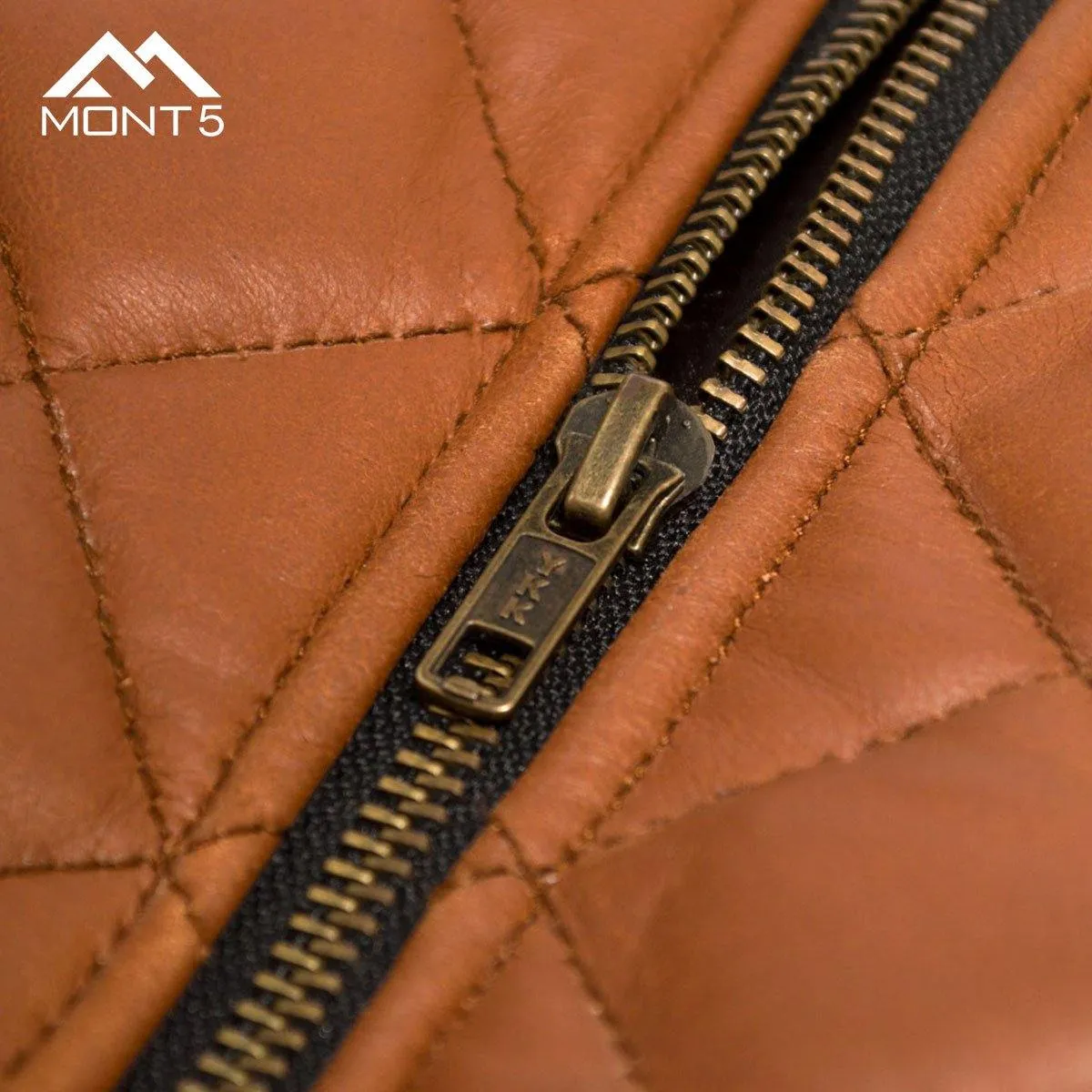 MONT5 - Trivor Tan Cafe Racer Jacket